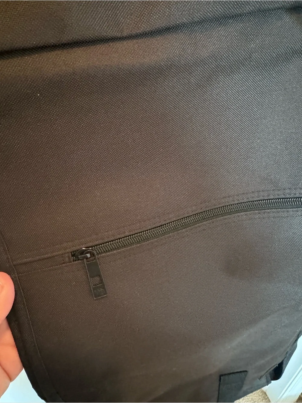 WallyBagsMen's Black Garment Bag - Travel Suit Carrier